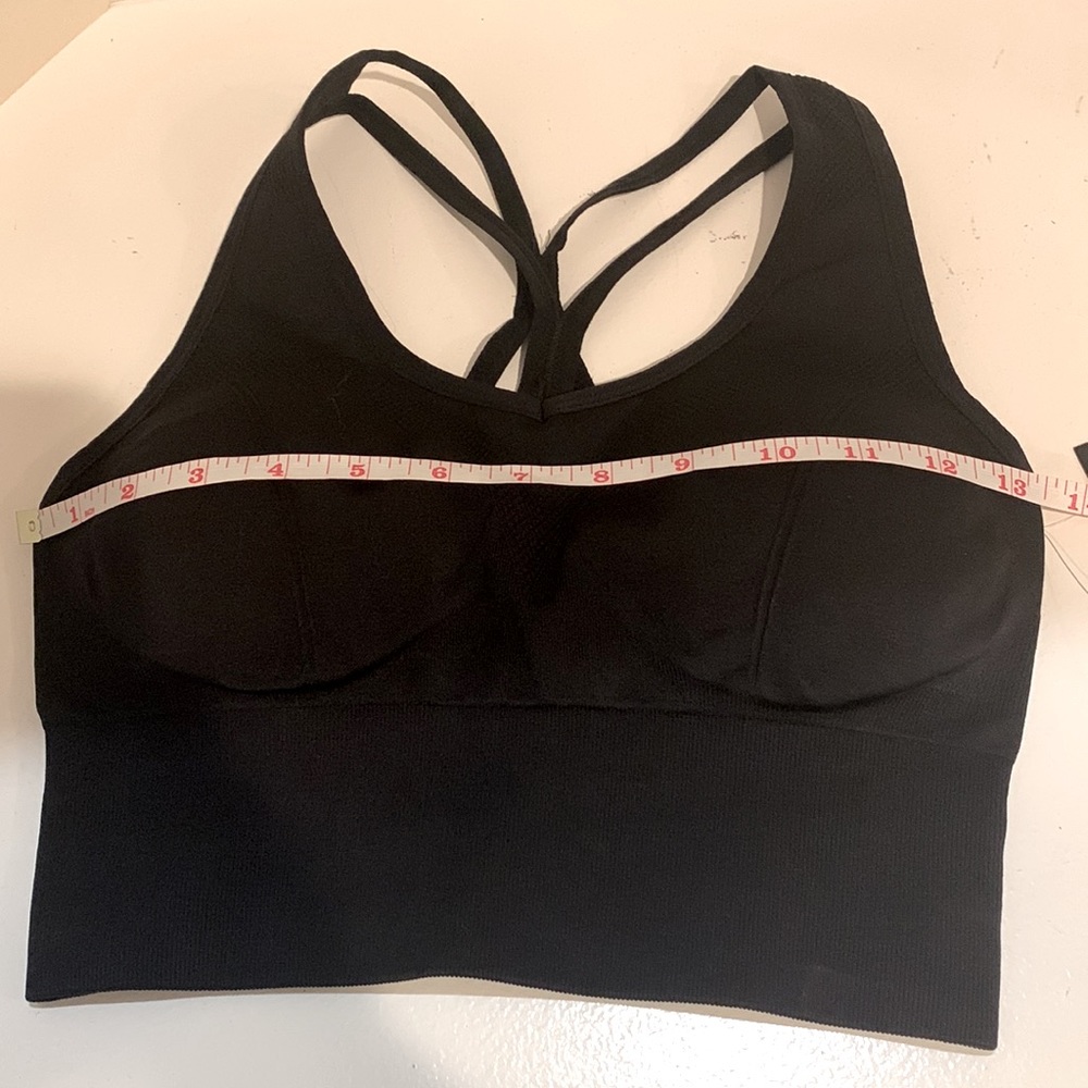 New with Tags! Black Sports Bra by Bally’s Total Fitness - Picture 9 of 9